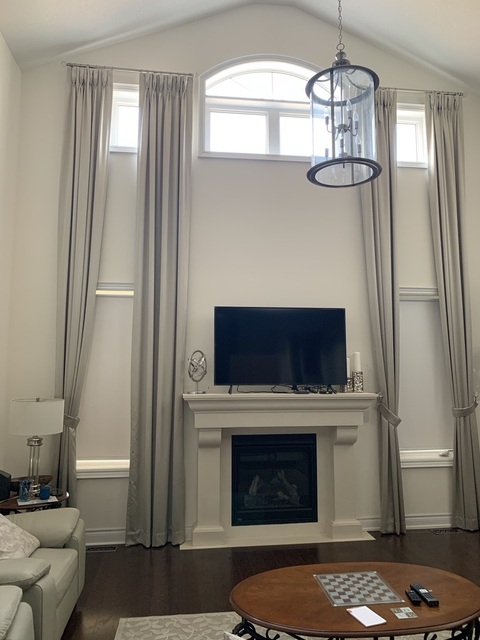 Vaulted white wall freshly painted by Natik Painting